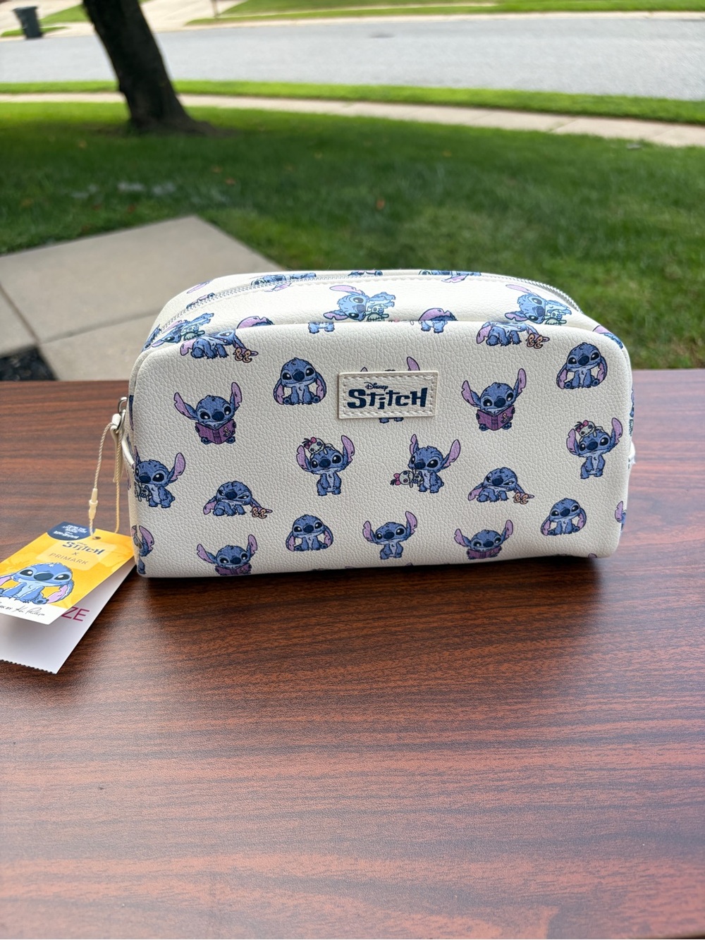 Disney Stitch x Primark Cosmetic Makeup Toiletry Bag Exclusive Art NWT
